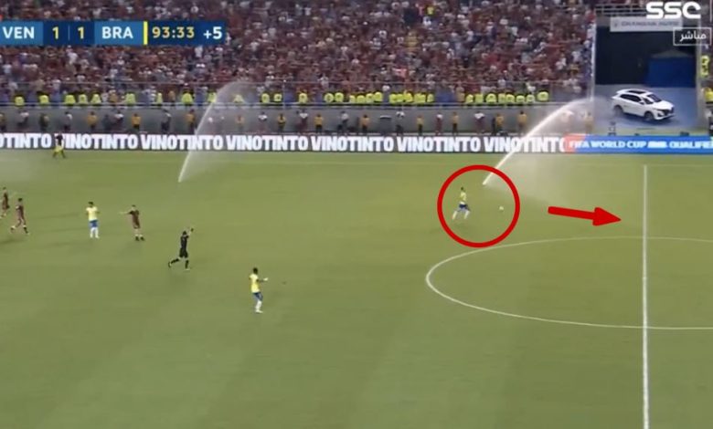 Unprecedented farce in the last minutes of the Brazil-Venezuela match